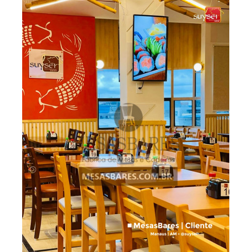 MesasBares | Cliente -  Suysei Restaurante Japonês - Manaus - AM